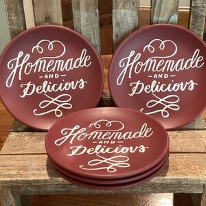 Threshold Stoneware Appetizer Plates - Set of 5